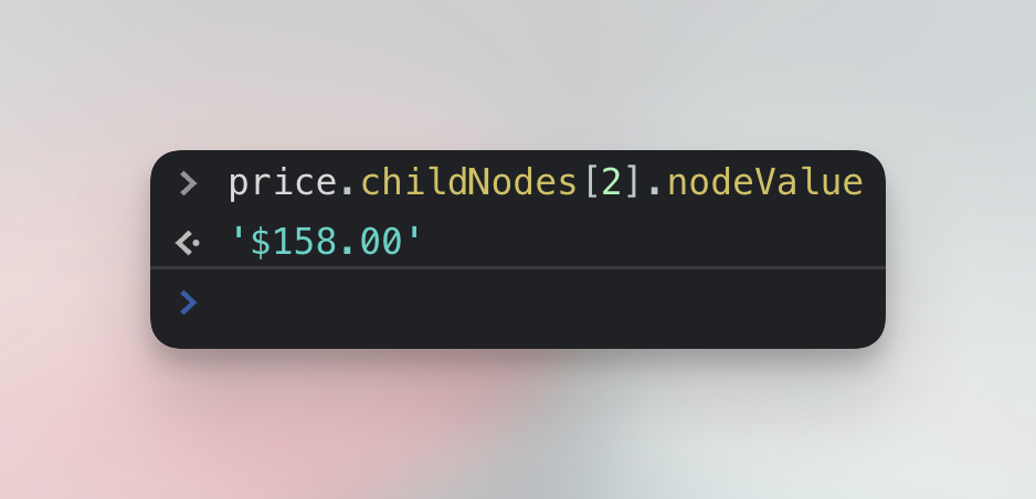 Clean price selection